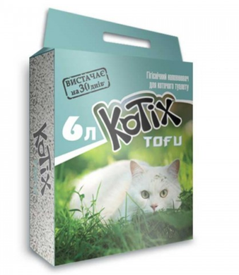 KOTIX TOFU Classic - соєвий наповнювач для котячого туалету (без аромату)