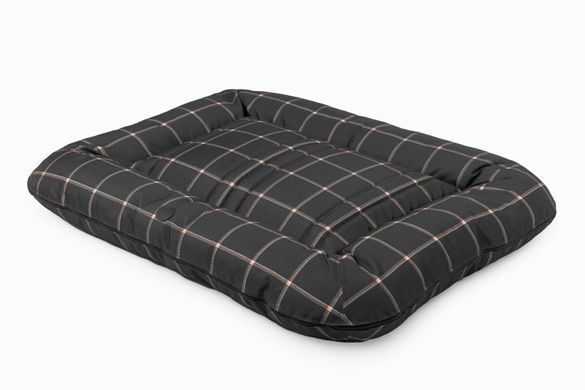 Двосторонній лежак-понтон Harley & Cho Lounger Waterproof Black Plaid для собак та котів L