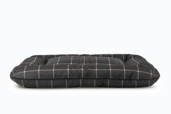 Двосторонній лежак-понтон Harley & Cho Lounger Waterproof Black Plaid для собак та котів L