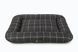 Двосторонній лежак-понтон Harley & Cho Lounger Waterproof Black Plaid для собак та котів L фото 1