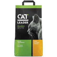 Cat Leader Classic Wild Nature КЕТ ЛІДЕР КЛАСІК АРОМАТ ДИКОЇ ПРИРОДИ суперпоглинальний наповнювач у котячий туалет (5кг)