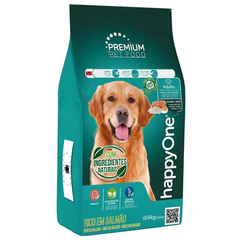 happyOne Premium Adult Dog Salmon and Rice - Сухий корм для дорослих собак з лососем та рисом, 4 кг