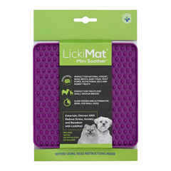 LickiMat DOG MINI SOOTHER PURPLE Коврик для медленного питания фиолетовый