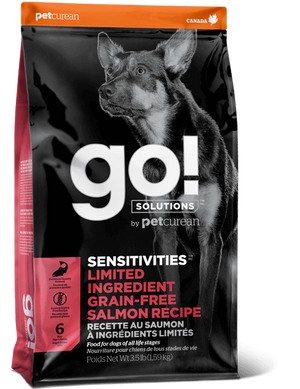 GO! Sensitivities LID Salmon - Cухой корм беззерновой с лососем для собак всех возрастных групп