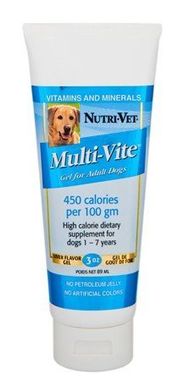 Nutri-Vet Multi-Vite Gel - МУЛЬТИ-ВІТ вітамінний гель для собак, 89 мл
