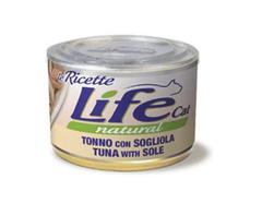 LifeCat консерва для котів тунець з камбалою, 150 г