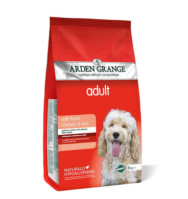 Arden Grange Adult Dog Chicken and Rice - Арден Гранж сухой корм для взрослых собак с курицей и рисом 2 кг