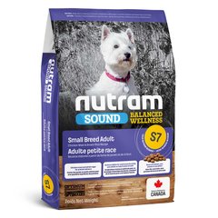 Nutram S7 Sound Balanced Wellness Small Breed Adult Dog - Cухий корм для дорослих собак дрібних порід з куркою і коричневим рисом, 20 кг