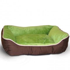 K&H Self-Warming Lounge Sleeper самосогревающийся лежак для собак и котов (Кавовий - зелений ( S))