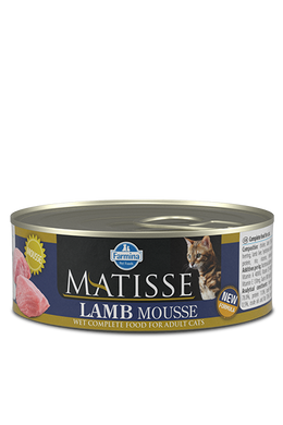 Вологий корм для дорослих кішок Farmina Lamb Mousse з ягням, 85 г