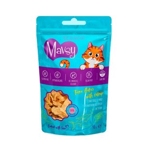 Лакомство хлопья для кошек Mavsy TUNA FLAKES & CATNIP с тунцом и кошачьей мятой, 50 г