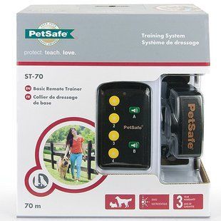 PetSafe Basic Remote Trainer - Базовий дистанційний тренажер/електронний нашийник для собак, з пультом, до 70 м