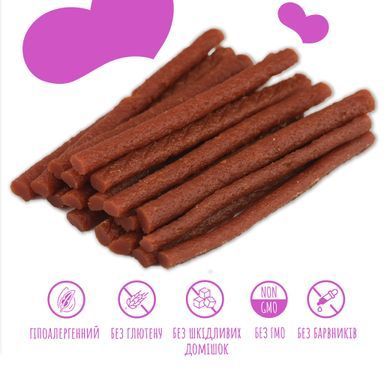 Лакомство палочки для собак для ухода за зубами и деснами Mavsy DUCK sticks с уткой, 120 г