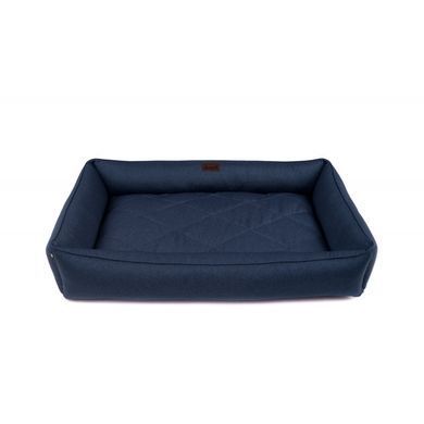 Harley & Cho Sofa Denim - Лежак темно-синього кольору з підсиленою поверхнею та бортами для собак L