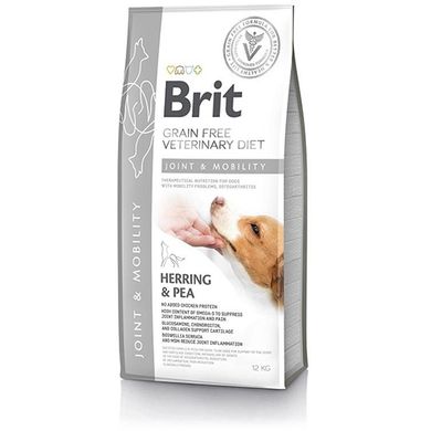 Brit GF VetDiets Dog Mobility - Сухой беззерновой корм для здоровья суставов собак (селедка/горох), 2 кг