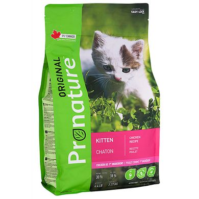 Pronature Original Kitten Chicken - Сухий суперпреміум корм для кошенят з куркою, 2,27 кг