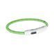 Світловий нашийник Trixie USB Flash M-L green