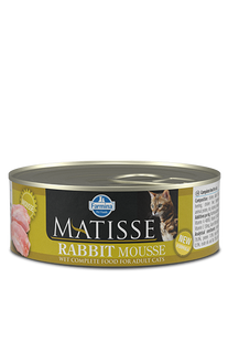 Вологий корм для дорослих кішок Farmina Rabbit Mousse з кроликом, 85 г