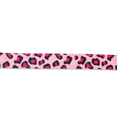 Max & Molly Multi-Function Leash Leopard Pink/M - Багатофункціональний рожевий повідець з леопардовим принтом