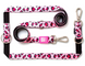 Max & Molly Multi-Function Leash Leopard Pink/S - Многофункциональный розовый поводок с леопардовым принтом фото 1