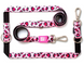 Поводок многофункциональный Max & Molly Multi-Function Leash Leopard Pink с леопардовым принтом, S фото 1