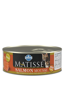 Влажный корм для взрослых кошек Farmina Salmon Mousse с лососем, 85 г