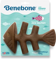 Benebone Fishbone Salmon L - Жевательная игрушка со вкусом лосося
