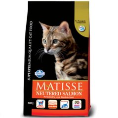 Farmina Matisse Neutered Salmon - Сухий корм для стерилізованих котів з лососем 400 г
