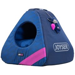 Joyser Cat Home ДЖОЙСЕР будиночок для котів, іграшка кажан з котячою м`ятою (Синій - рожевий ( 40х40х41 см))