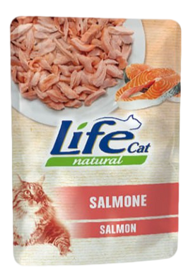 LifeCat пауч для котов лосось, 70 г