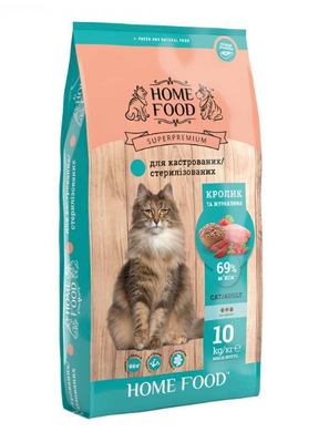 Home Food - Сухий корм з кроликом і журавлиною для стерілізованих кішок