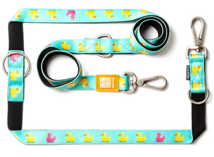 Повідець багатофункціональний Max & Molly Multi-Function Leash Ducklings з принтом Каченята, S