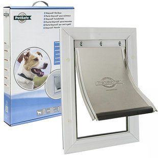 PetSafe Staywell Aluminium Large ПЕТСЕЙФ СТЕЙВЕЛ АЛЮМИНИЙ дверца для собак крупных пород, усиленная конструкция (для крупных пород ( 329х502 мм))
