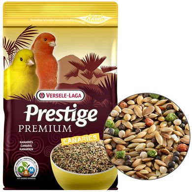 Versele-Laga Prestige Premium Canary ВЕРСЕЛЕ-ЛАГА ПРЕСТИЖ ПРЕМИУМ КАНАРЕЙКА полнорационный корм для канареек (0.8кг)