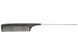 Utsumi Carbon Needle Comb Black Гребінь антистатичний з ручкою-спицею, 24,5 см фото 2