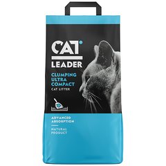 Cat Leader Clumping КЭТ ЛИДЕР УЛЬТРАКОМПАКТ ультракомкующийся наполнитель в кошачий туалет (2кг)