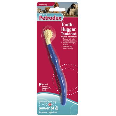 SENTRY Petrodex ТУЗ-ХАГГЕР (Tooth-Hugger) зубна щітка для котів і собак малих порід ()