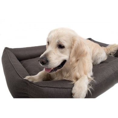 Harley & Cho Sofa Gray - Лежак серого цвета с усиленной поверхностью и бортами для собак L