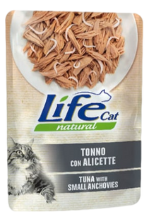 LifeCat пауч для котів тунець анчоус, 70 г