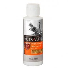 Nutri-Vet Salmon Oil - Масло дикого лосося, витаминная добавка для шерсти кошек, 118 мл