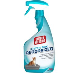 Simple Solution Cat Litter Box Deodorizer Для чищення і усунення запахів у котячих туалетах, 945 мл