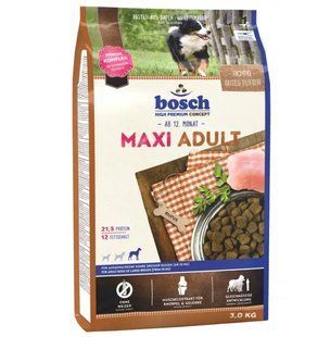 Bosch Maxi Adult - Корм с мясом птицы для взрослых собак крупных пород, 15 кг