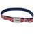 Coastal Pet Attire Ribbon - Нашийник для собак з принтом Червоний з лапками, 2,5 см * 46-66 см