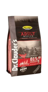 Dr.Clauder's Adult Medium Сухий корм для дорослих собак дрібних та середніх порід вагою 5-25 кг