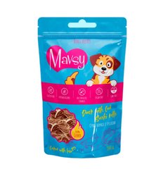 MAVSY Duck and Cod Sushi Rolls for dogs - Суші роли качка з тріскою для собак, 500 г (3 шт + 1 шт у подарунок)