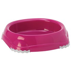 Moderna СМАРТІ миска пластикова для котів, 210 мл, d-12 см (Яскраво-рожевий ( 0.21 ))