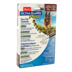 Hartz Ultra Guard Pro for Dogs - Капли Ультра Гард Про - для собак ( 5 в 1) более 28 кг, 1 пипетка