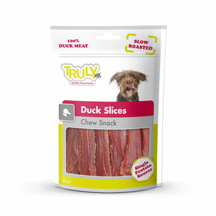 Truly Duck Slices - Ласощі шматочки смаженої качки на повільному вогні, 90 г