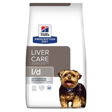 Hill's Prescription Diet Canine l/d Liver Care - Сухий корм для собак із захворюваннями печінки, 1,5 кг