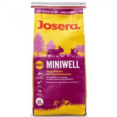 Josera Miniwell - Сухий корм для дорослих собак дрібних порід, 900 г